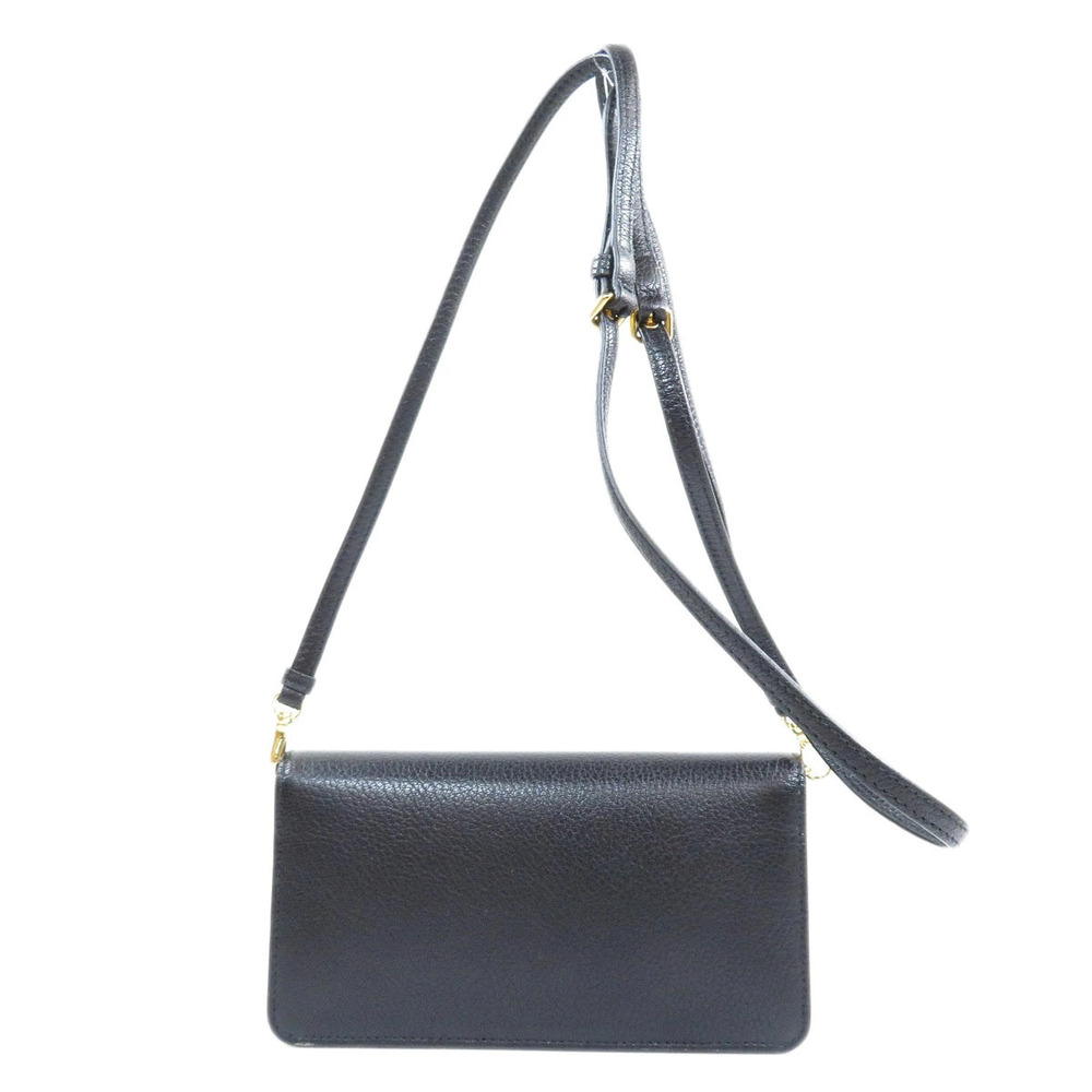 Miu Miu Bag Logo Calfskin Motif Shoulder